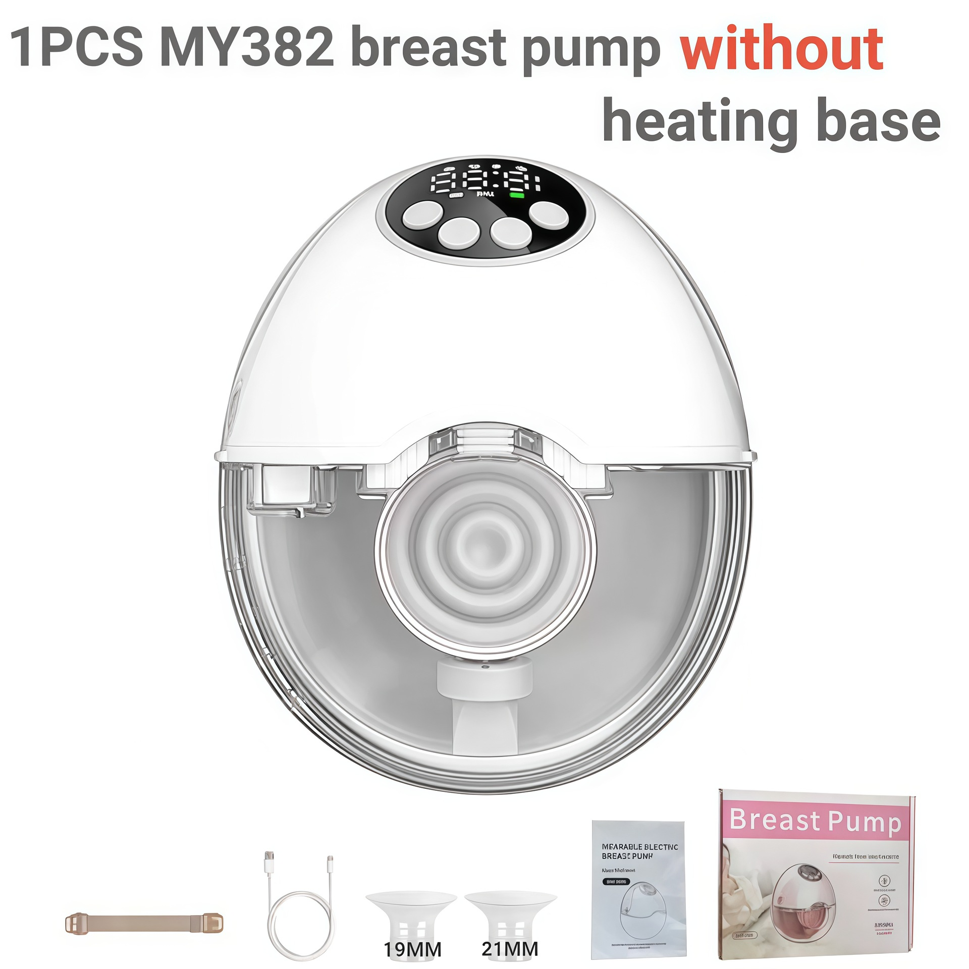 Hands-Free Wearable Electric Breast Pump 4-Mode 48-Gear