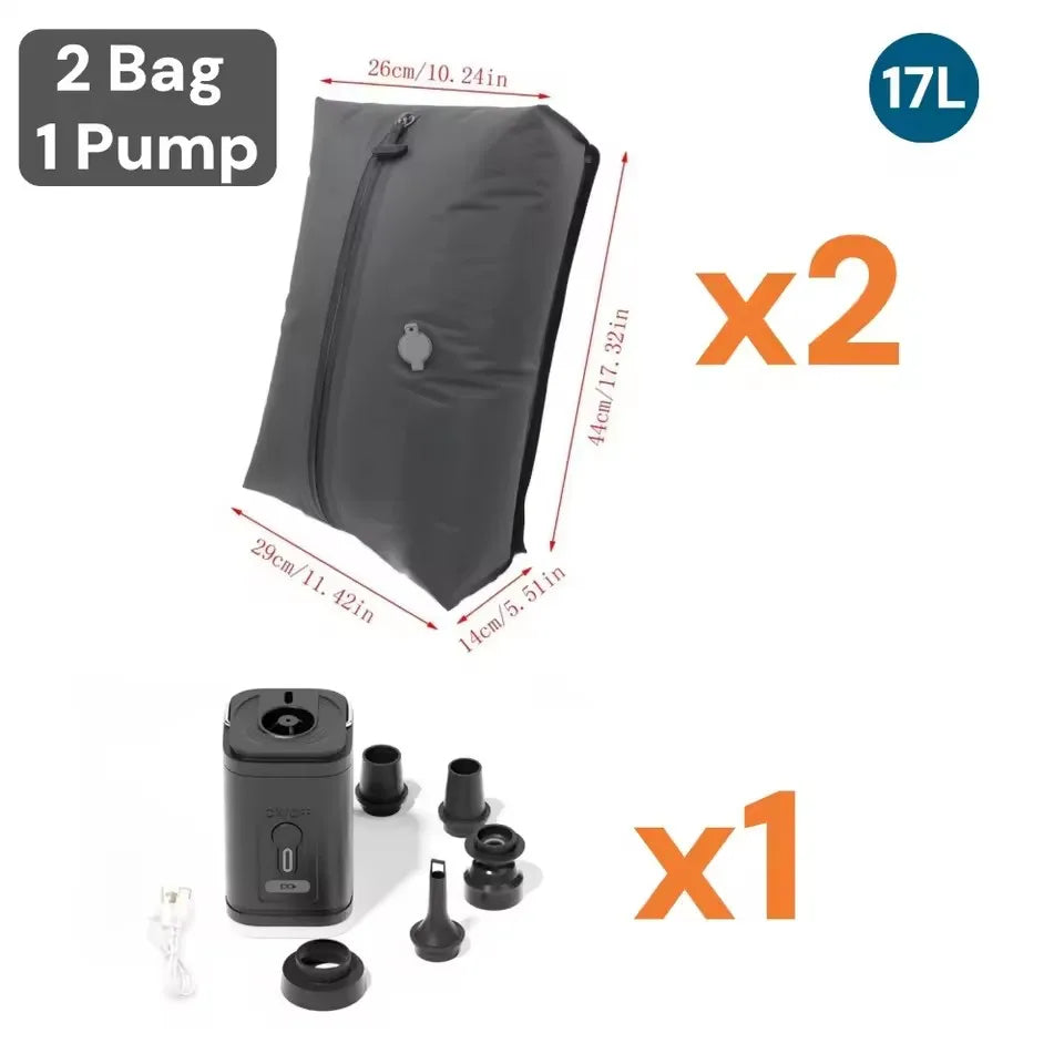 17L Vacuum Compression Bag for Travel & Home Storage