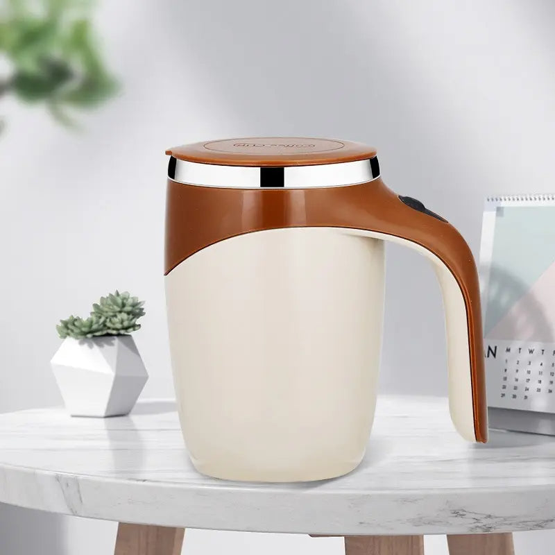 Electric Self-Stirring Mug - Rechargeable Magnetic Mixing Cup