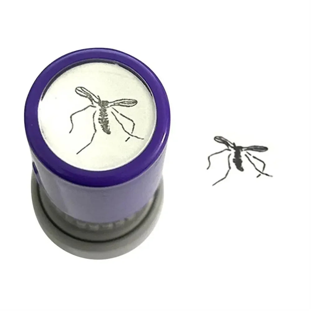 Funny Mosquito Stamp Prank Toy with Washable Ink