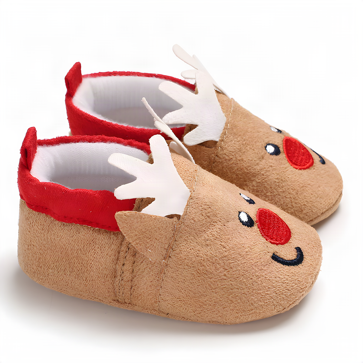 Soft Christmas Baby Booties in 11, 12 and 13 cm Size Options