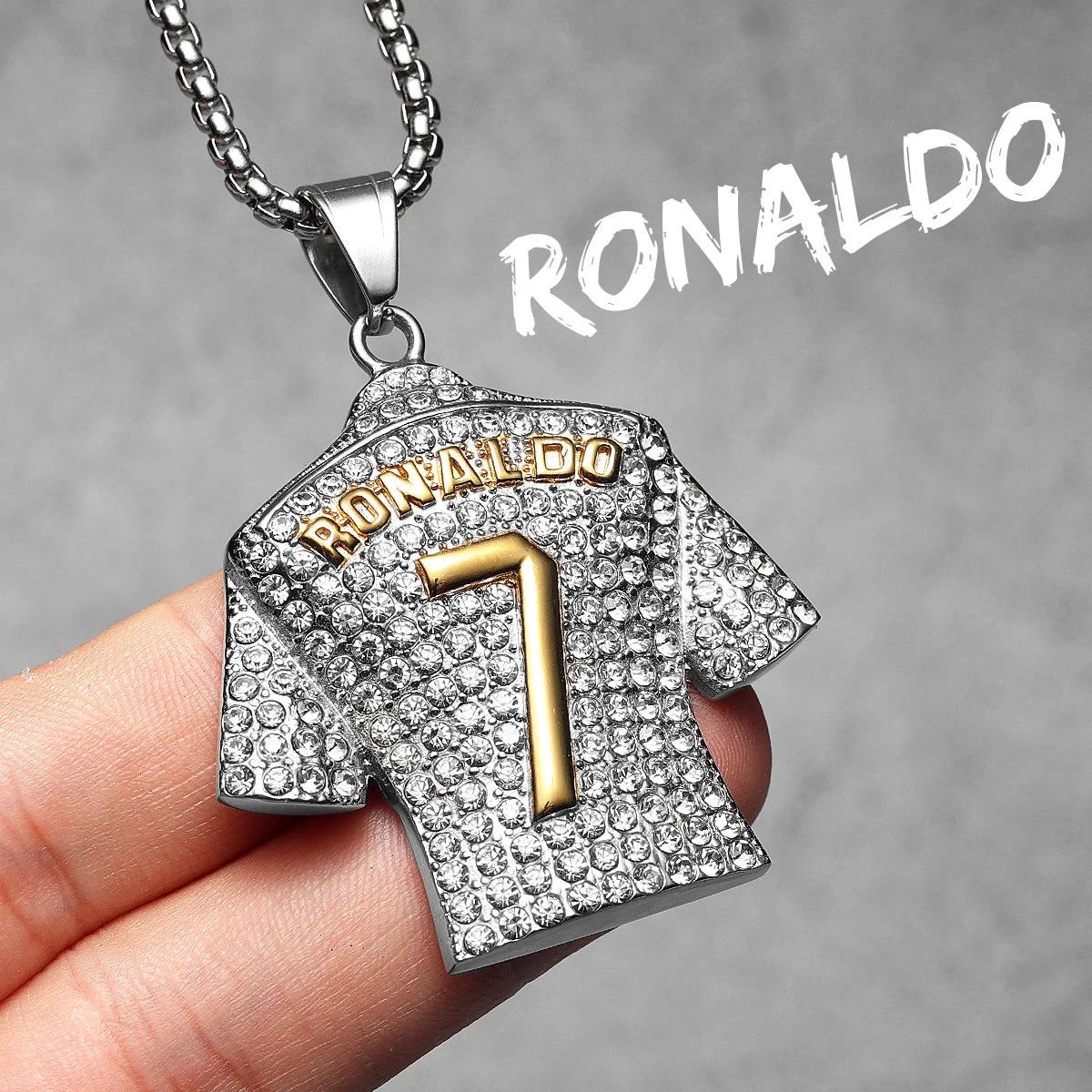 Soccer Jersey Pendant Necklace – Titanium Steel Fan Gift