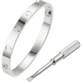 Titanium Steel Cuff Bracelet – Silver, Rose Gold & Gold 16–21cm