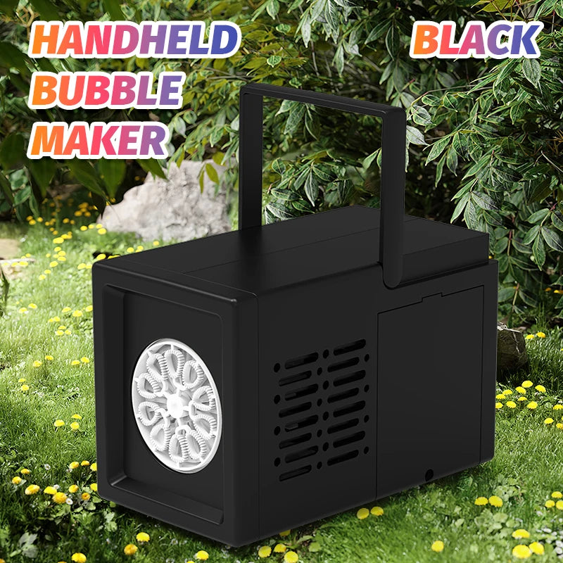 Automatic Electric Bubble Blower 10-Hole Handheld Kids Toy
