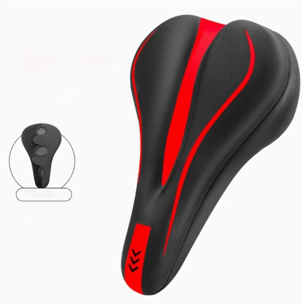 Padded Silicone Bicycle Seat Cover – Waterproof Comfort Saddle