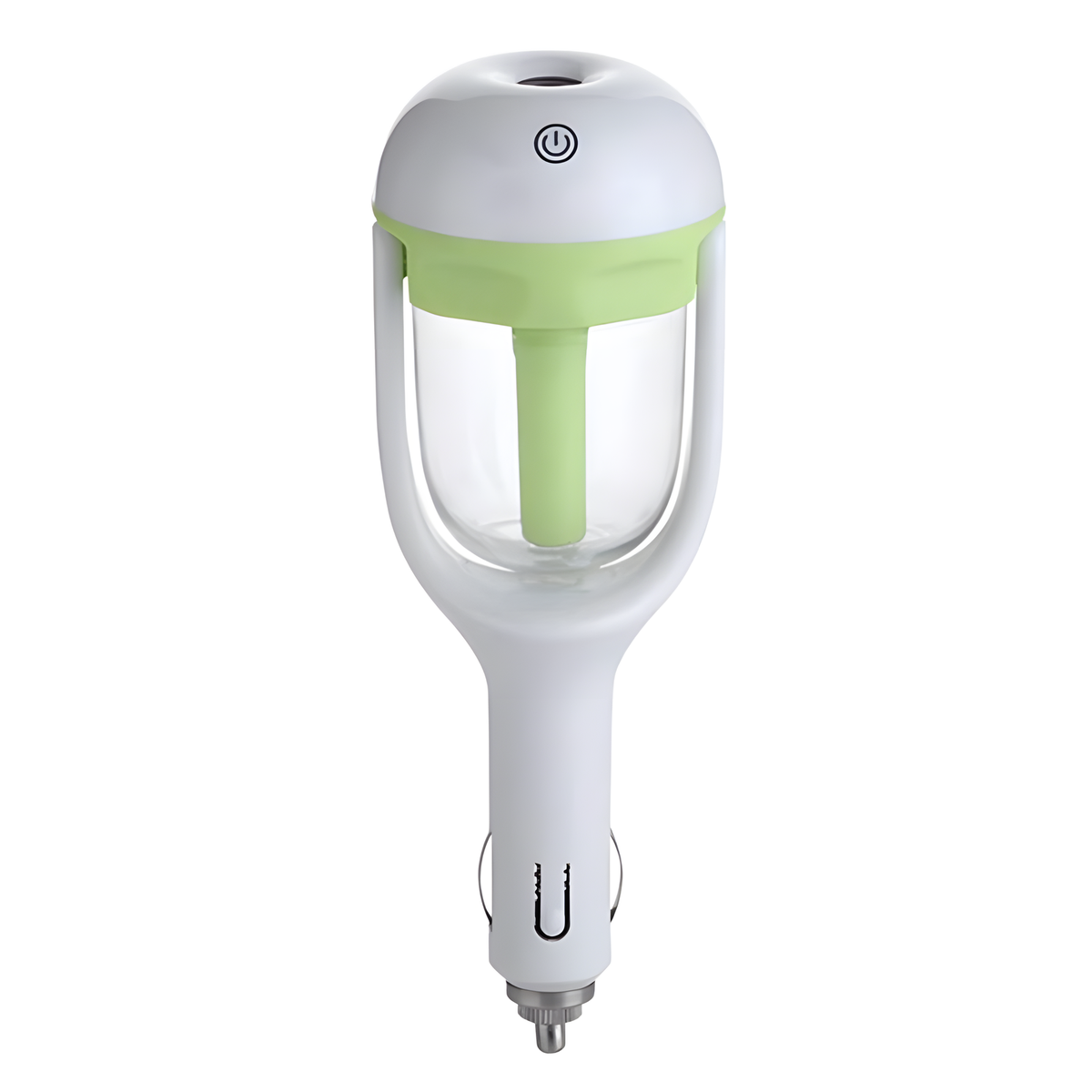 Compact Car Socket Humidifier with Visible Water Reservoir