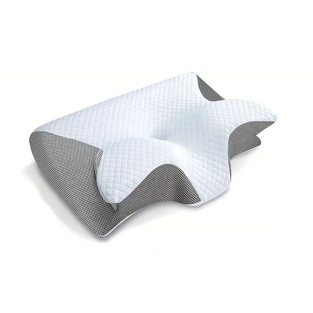 Memory Foam Cervical Pillow - Ergonomic Neck Support | Cooling Arc-Chill Cover