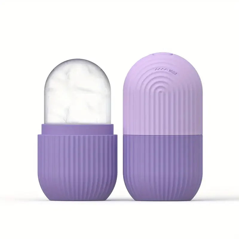 Silicone Ice Ball Face Massager - Cooling Facial Contouring Tool