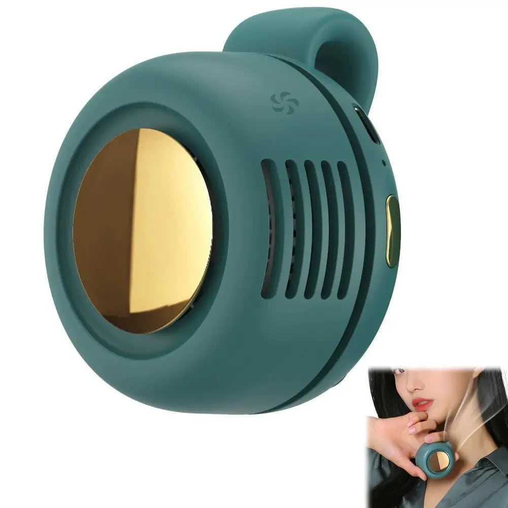 Bladeless Clip-On Portable Fan – 3-Speed USB Rechargeable