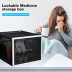 Fridge Lock Box - Secure Refrigerator Food Storage Container with Lock