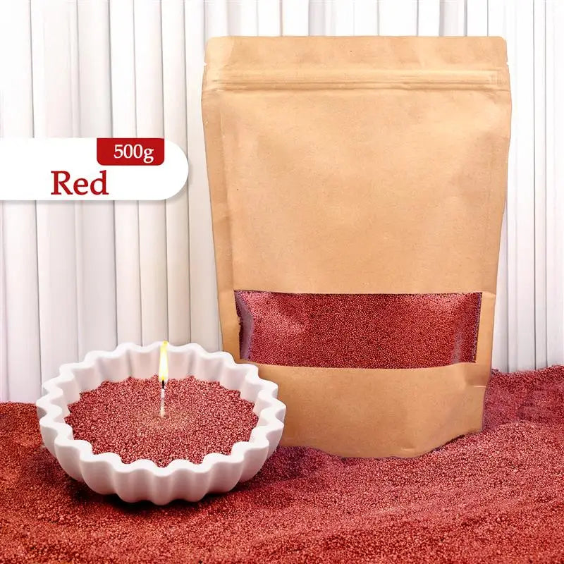 Cire de bougie granuleuse à perles