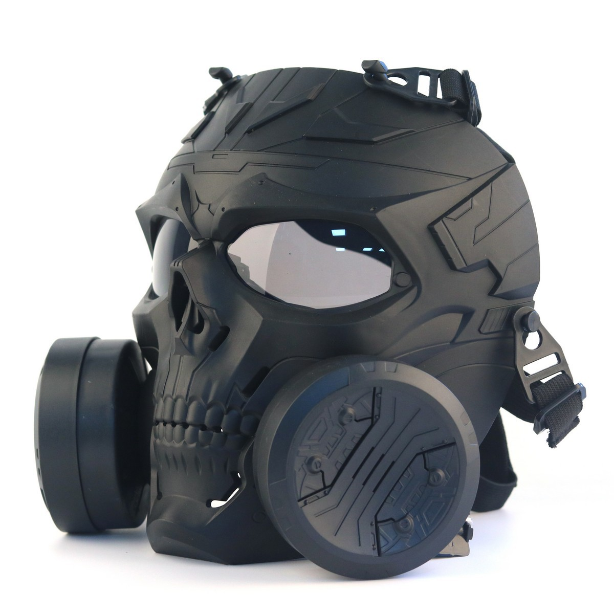 Tactical Skull Full Face Mask with Dual Cooling Fans
