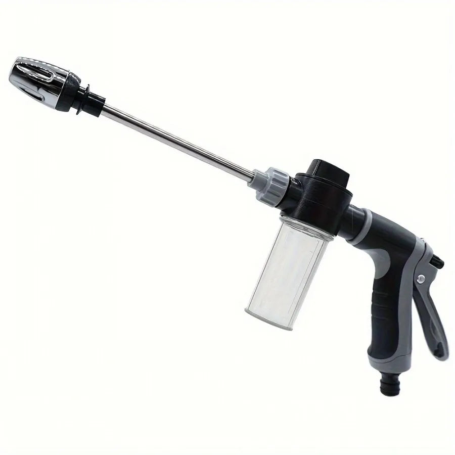 High-Pressure Car Wash Water Gun with Dual Grip