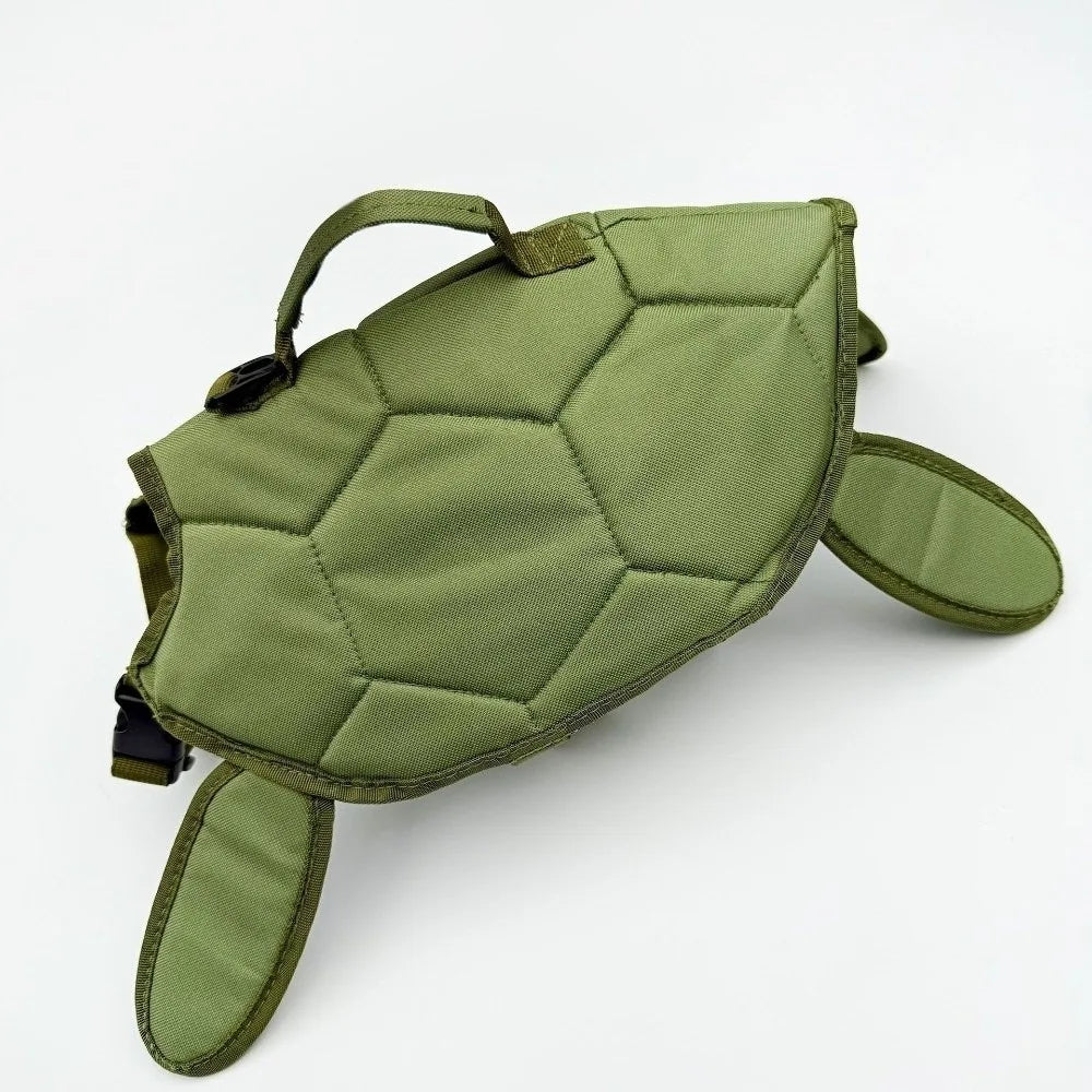 Dog Turtle Swimming Vest Adjustable Buoyancy Aid S-XL