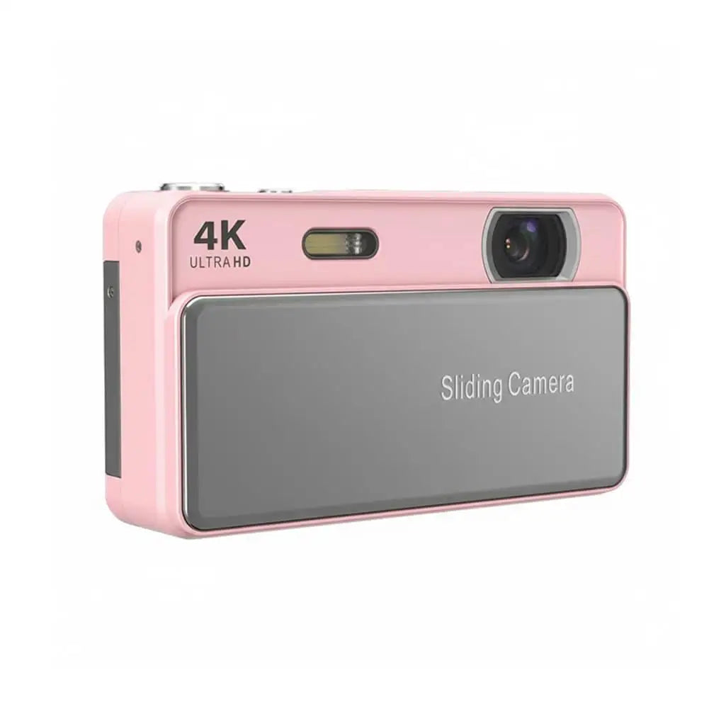 4K Sliding Digital Camera 64MP 16X Zoom Pocket Camera