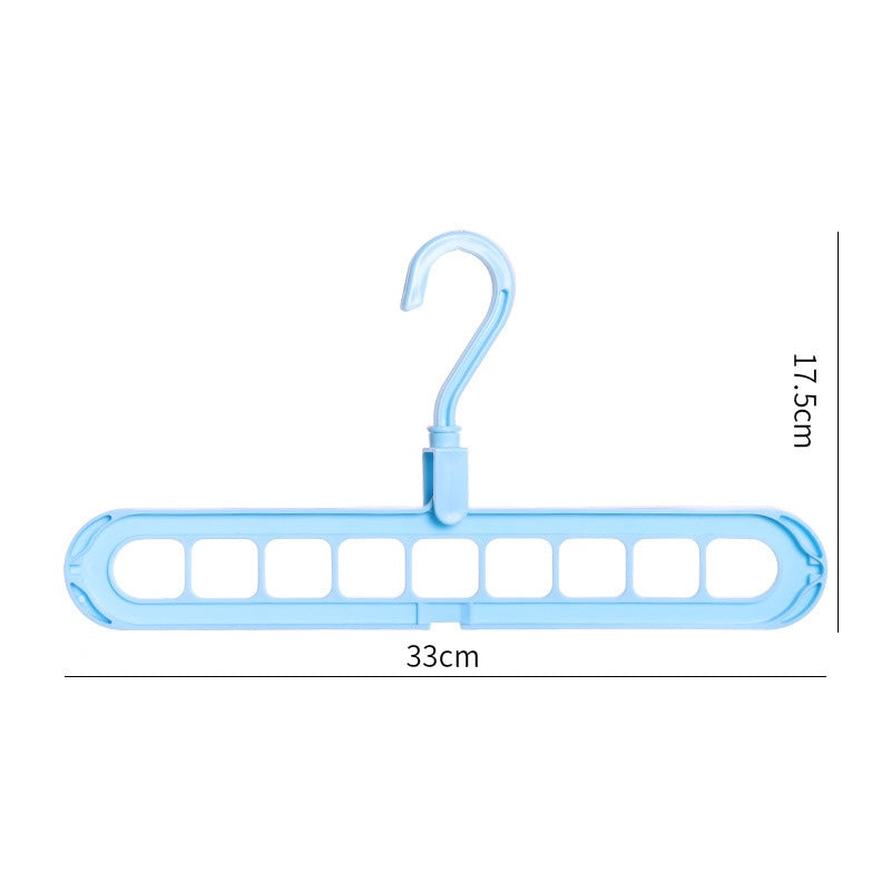 9-in-1 Smart Folding Closet Hanger - Multi-functional Space-Saving Organizer - TradixPro