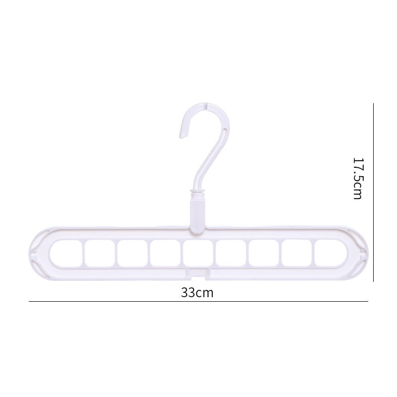 9-in-1 Smart Folding Closet Hanger - Multi-functional Space-Saving Organizer - TradixPro