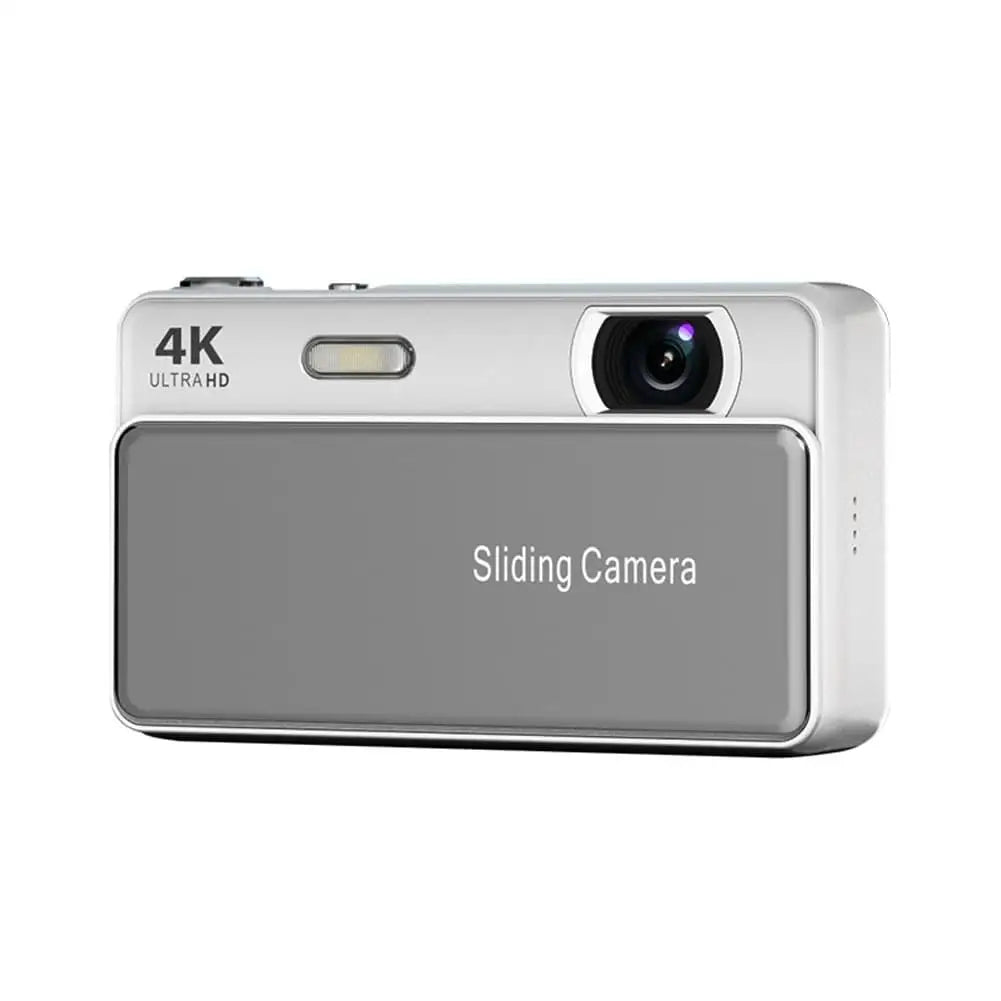 4K Sliding Digital Camera 64MP 16X Zoom Pocket Camera