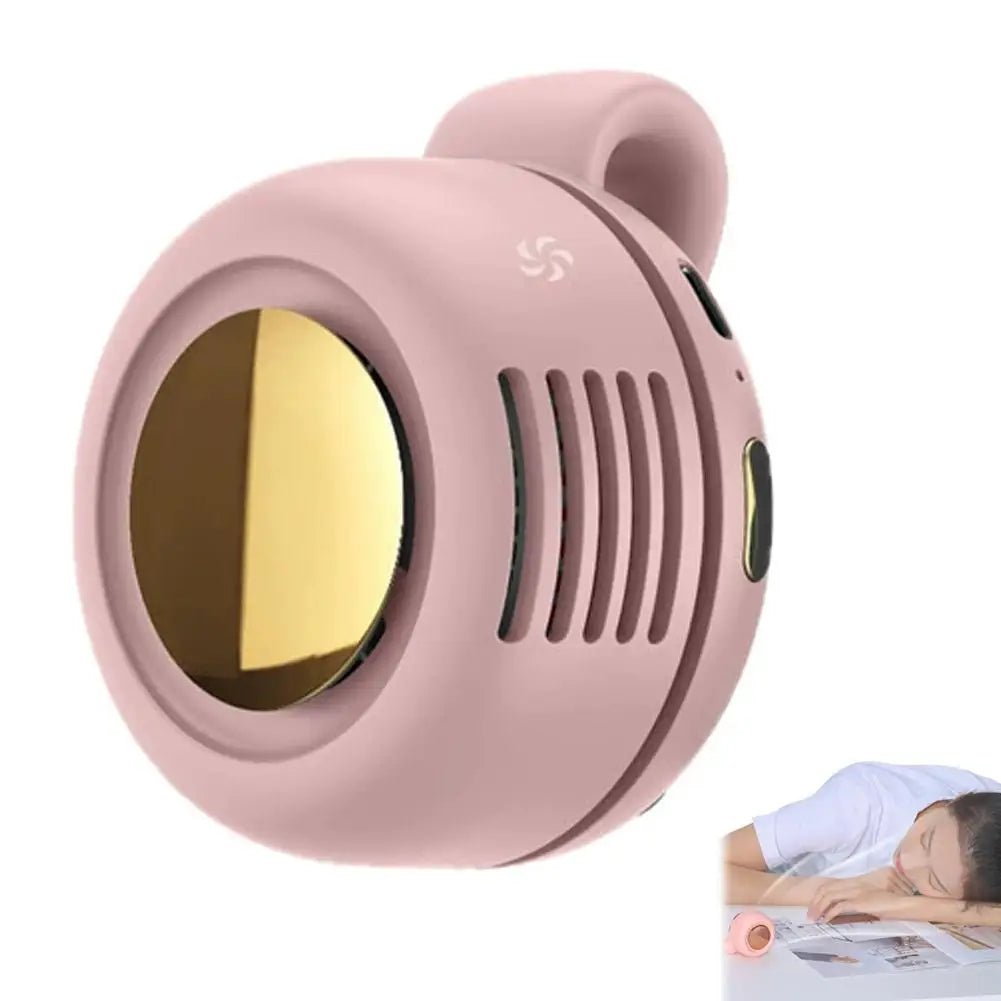 Bladeless Clip-On Portable Fan – 3-Speed USB Rechargeable