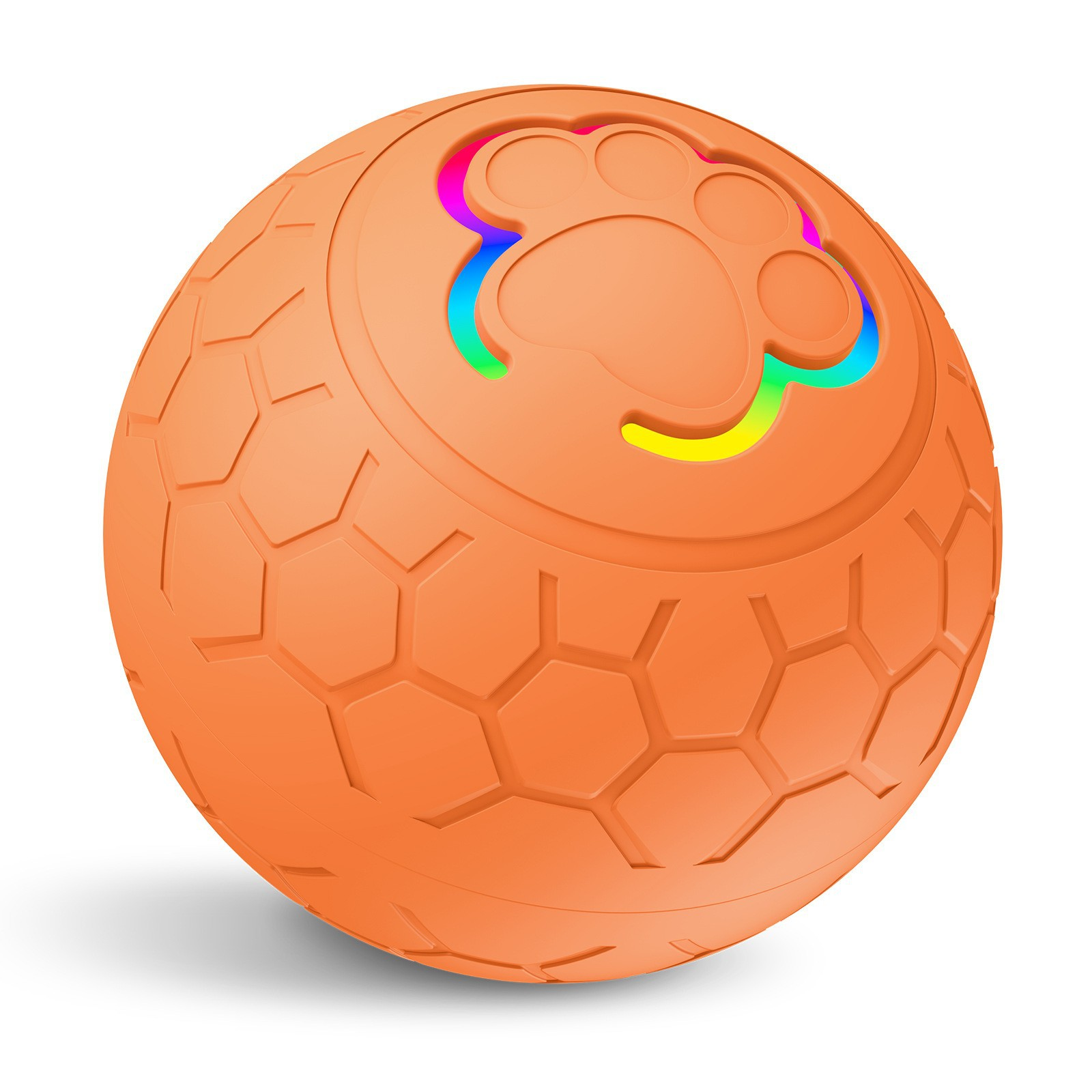 Smart Self-Rolling Dog Ball with RGB Light USB-C Rechargeable