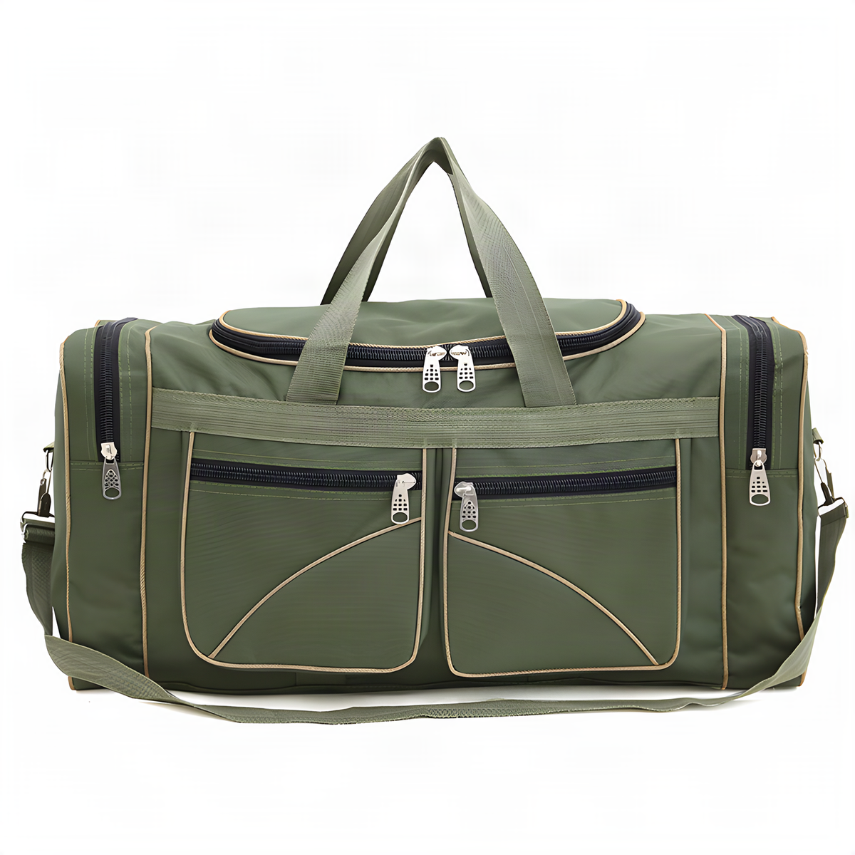 Large Oxford Travel Duffel Bag, 69 cm and Zippered Pockets