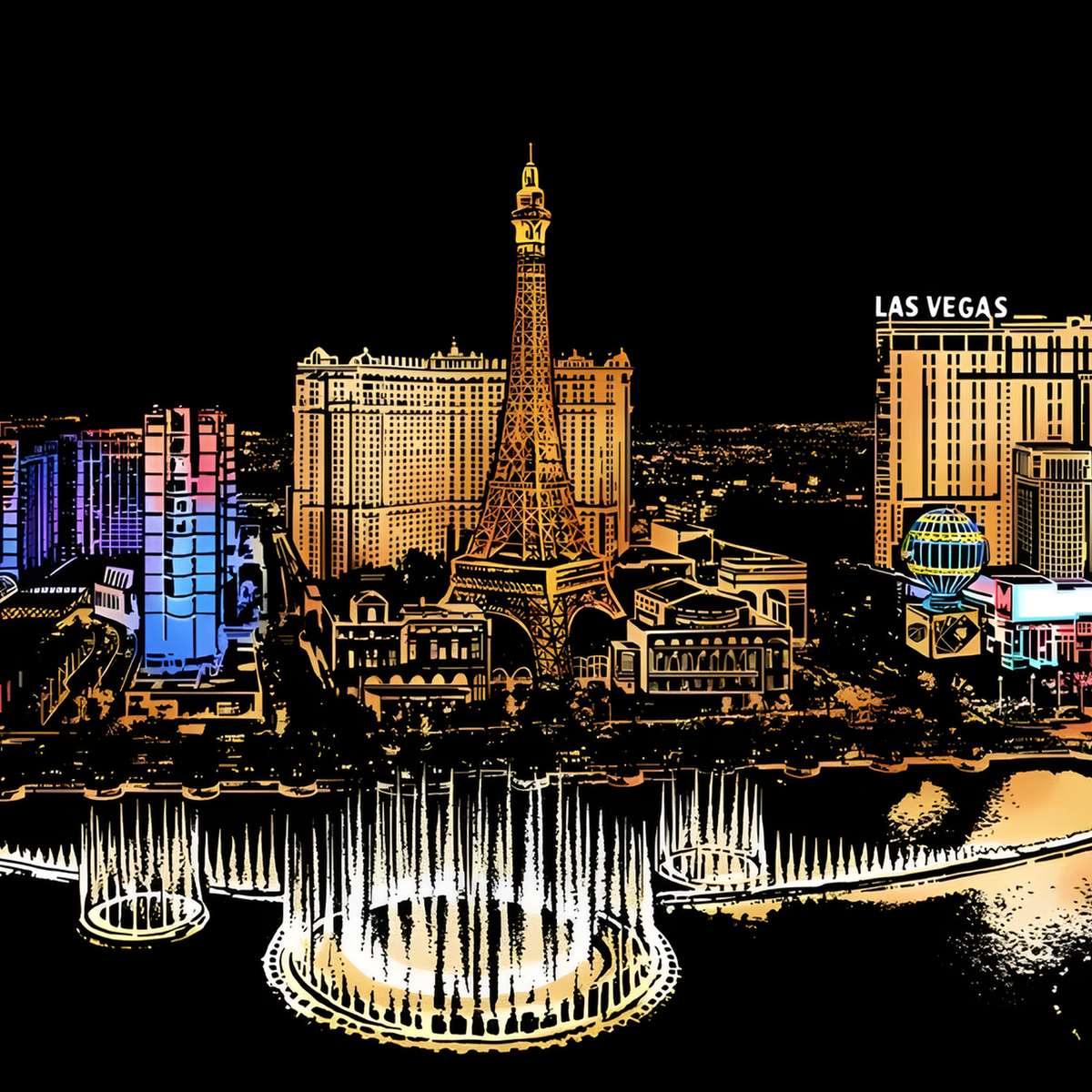 Landmark Scratch Art Kit, Color-Reveal City and Scenic Designs