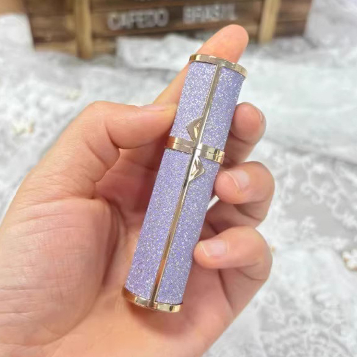 5 ml Refillable Perfume Atomizer with Decorative Case