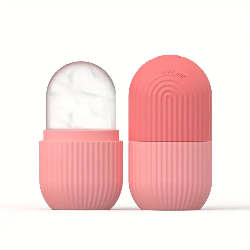 Silicone Ice Ball Face Massager - Cooling Facial Contouring Tool