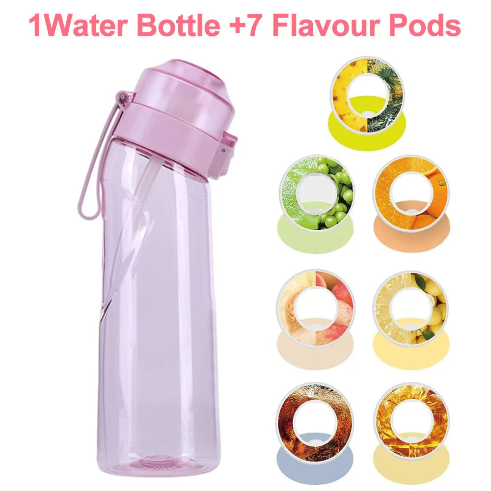 Flavored Water Bottle 650ml - Fruit Infuser Hydration Bottle BPA-Free