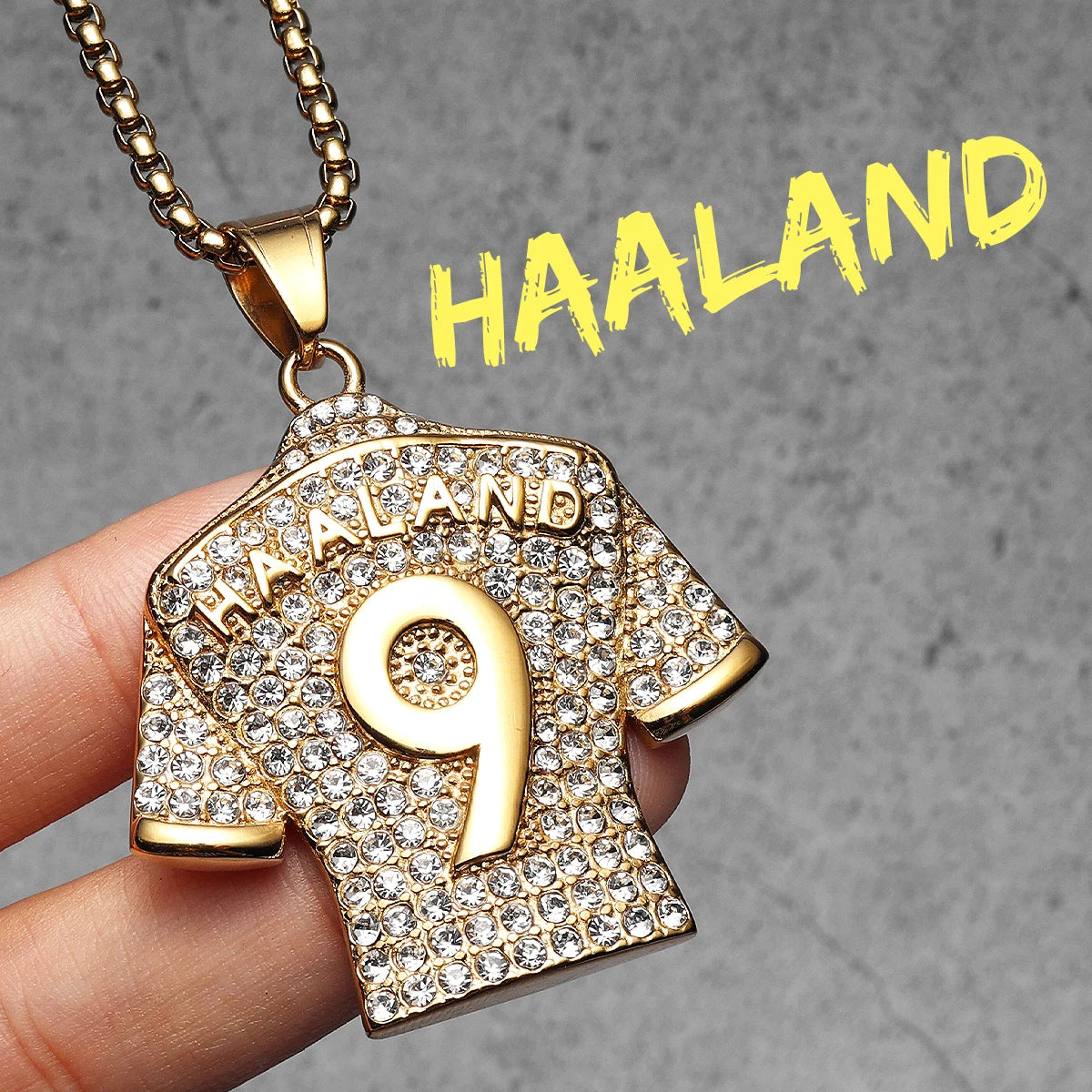 Soccer Jersey Pendant Necklace – Titanium Steel Fan Gift