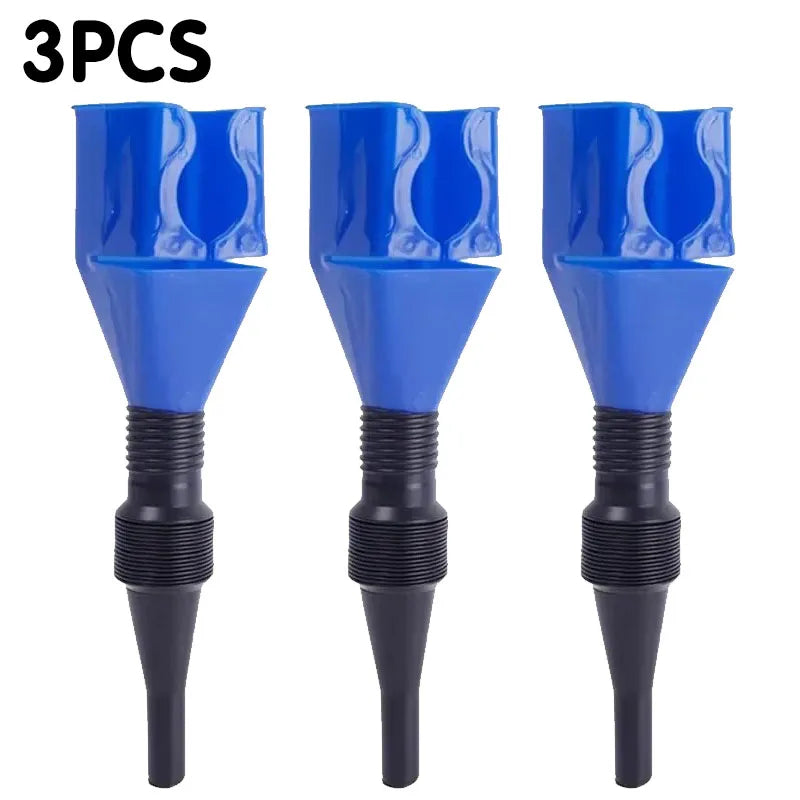 Universal Oil Fuel Funnel Set ABS Chemical-Resistant 1-5pcs