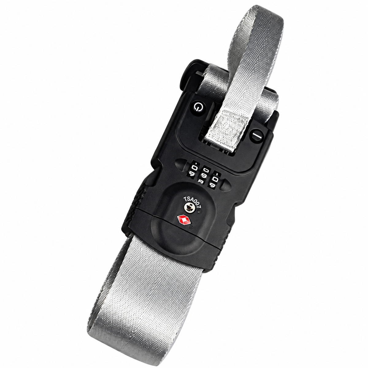 Luggage Strap, Integrated Digital Scale and Combination Lock