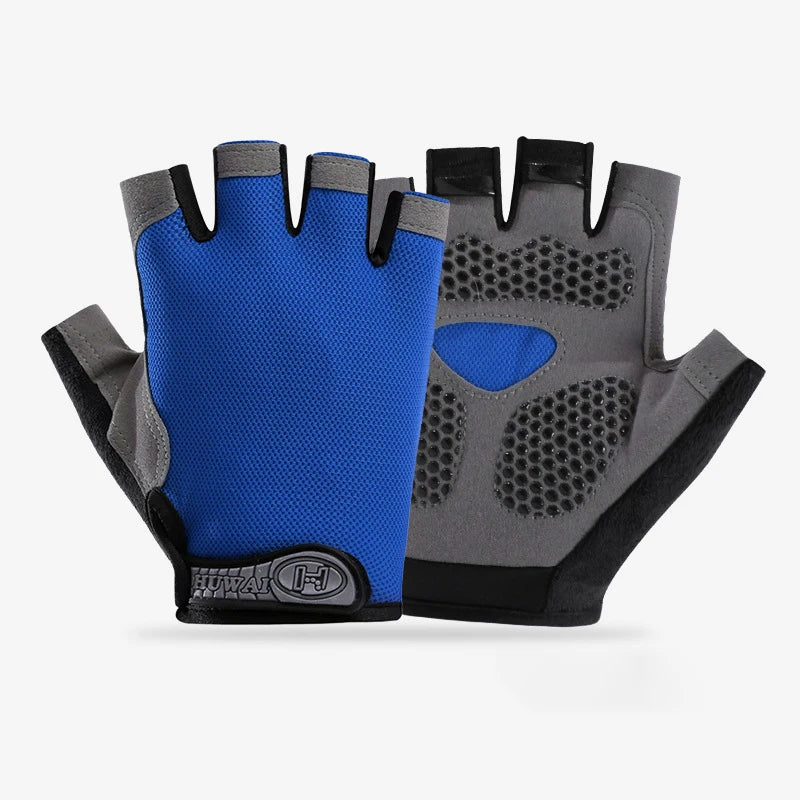 Fingerless Gym Gloves Anti-Slip Breathable for Men & Women
