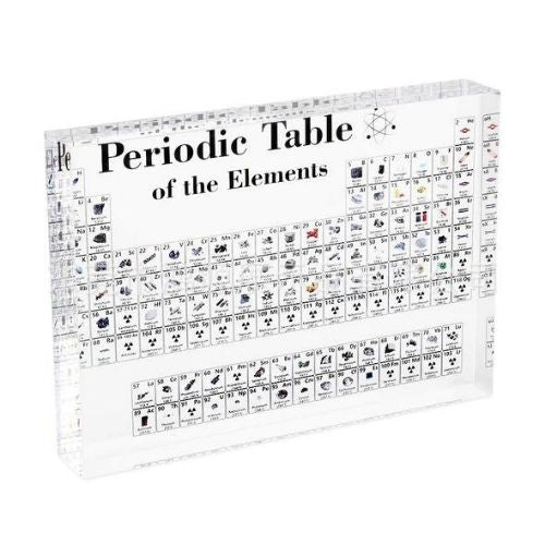 Acrylic Periodic Table Display - Educational Science Desk Decor Gift - TradixPro