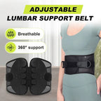 Adjustable Lumbar Fitness Belt - Double Pull Training Support for Workouts - TradixPro