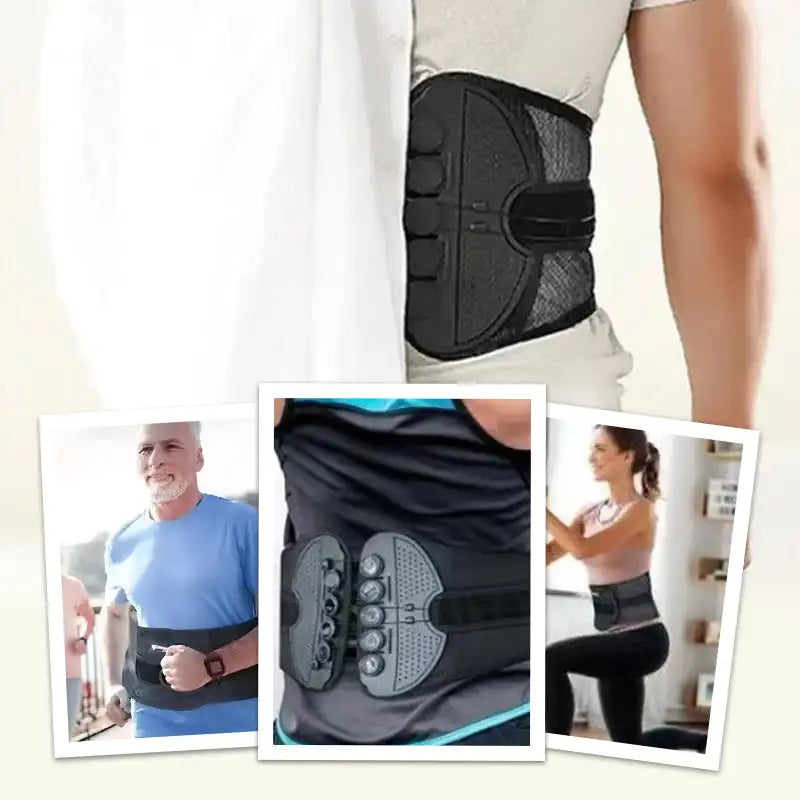 Adjustable Lumbar Fitness Belt - Double Pull Training Support for Workouts - TradixPro