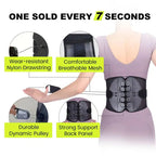Adjustable Lumbar Fitness Belt - Double Pull Training Support for Workouts - TradixPro