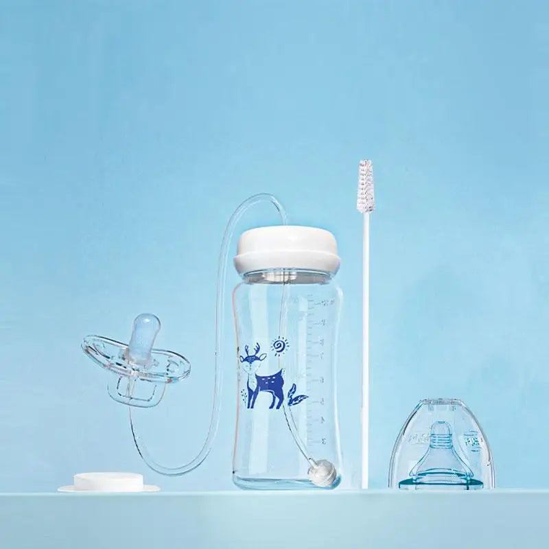 Anti-Colic Baby Bottle 300ml Gravity Ball Hands-Free - BPA-Free - TradixPro