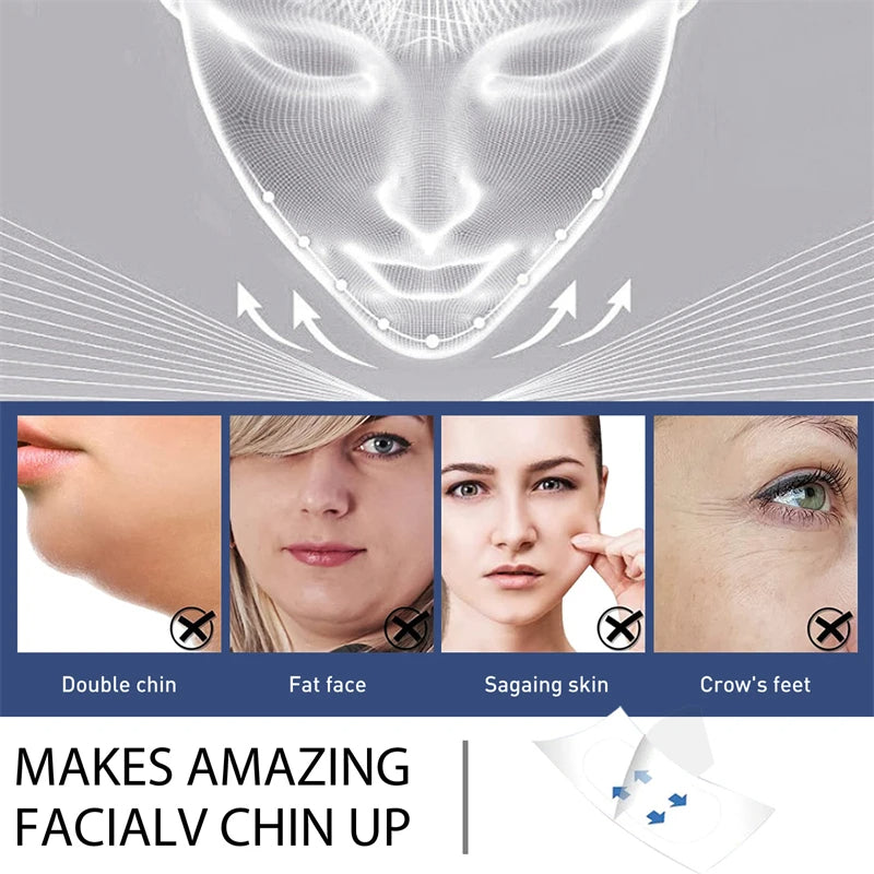 Anti-Wrinkle Face Lifting Stickers - Invisible Tightening Patches - TradixPro