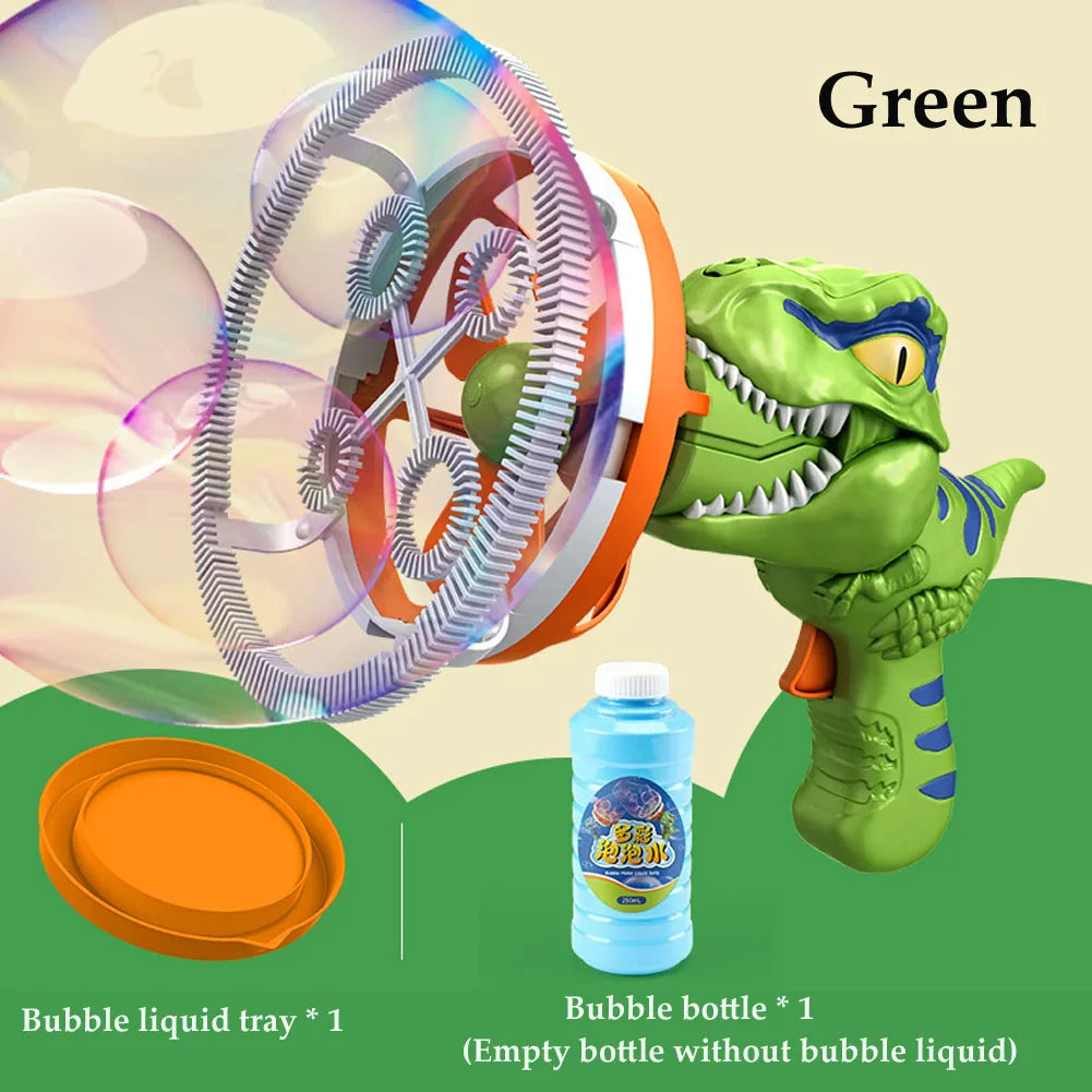 Automatic Dinosaur Bubble Gun (High-Output & Safe Outdoor Fun for Kids) - TradixPro