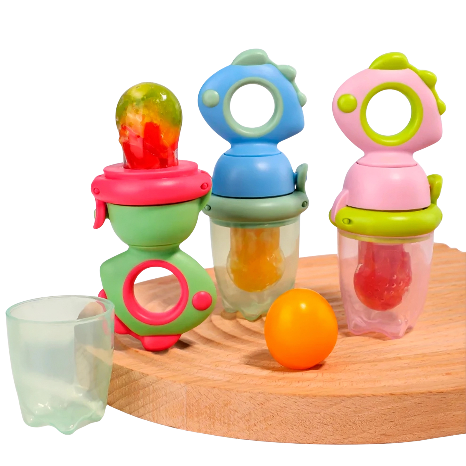 Baby Fruit Feeder Silicone Mesh Teething Toy - 3 Colors & Sizes - TradixPro