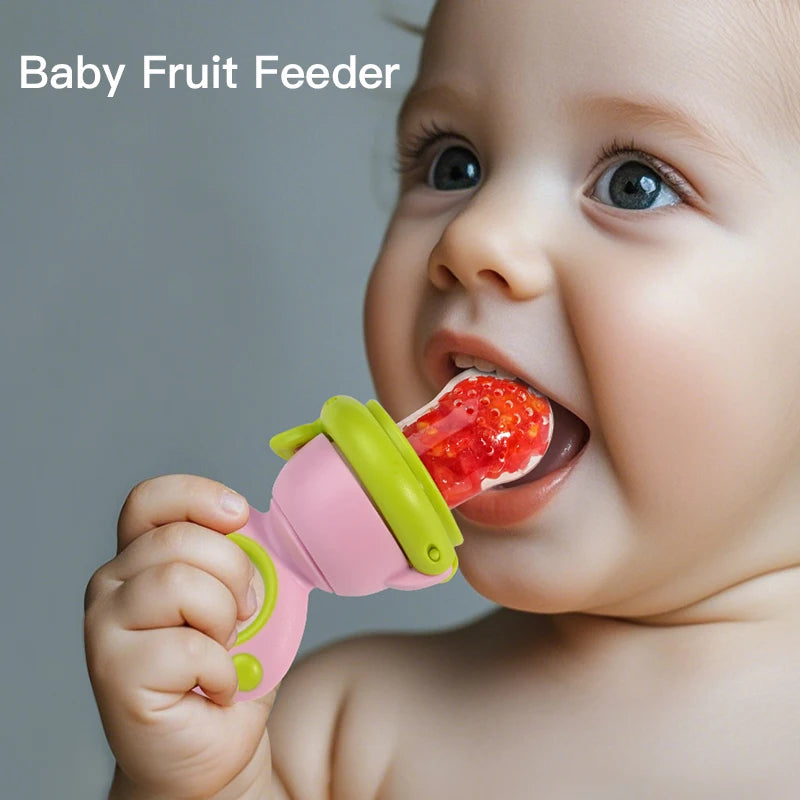 Baby Fruit Feeder Silicone Mesh Teething Toy - 3 Colors & Sizes - TradixPro