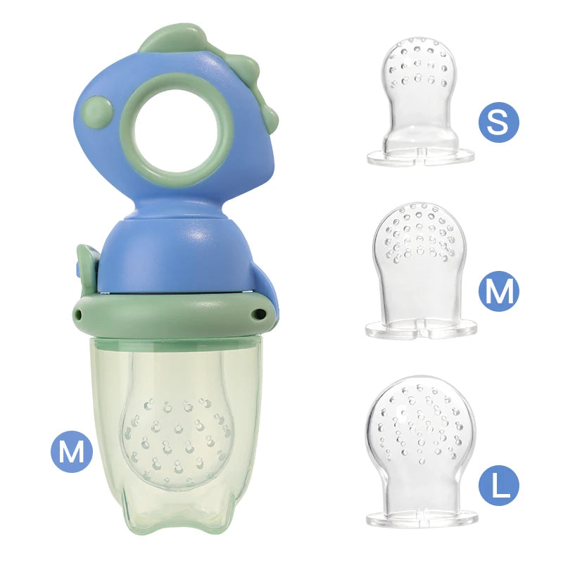 Baby Fruit Feeder Silicone Mesh Teething Toy - 3 Colors & Sizes - TradixPro