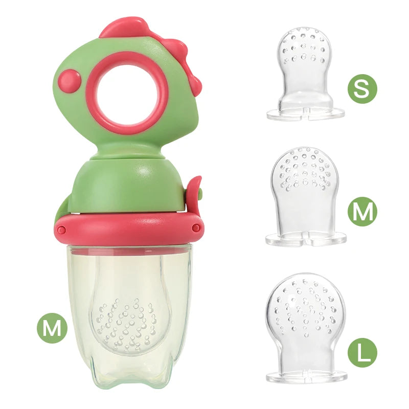 Baby Fruit Feeder Silicone Mesh Teething Toy - 3 Colors & Sizes - TradixPro