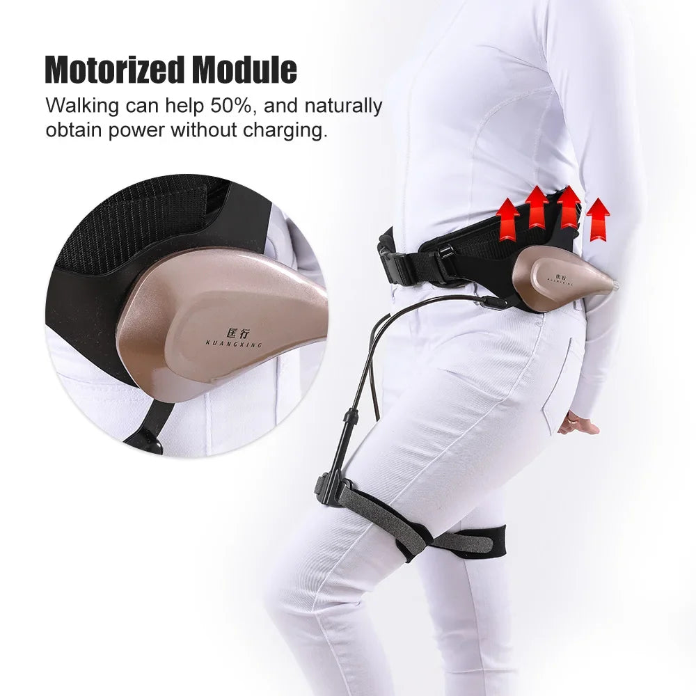 Bionic Leg Support Device - Adjustable Mechanical Booster for Active Use - TradixPro