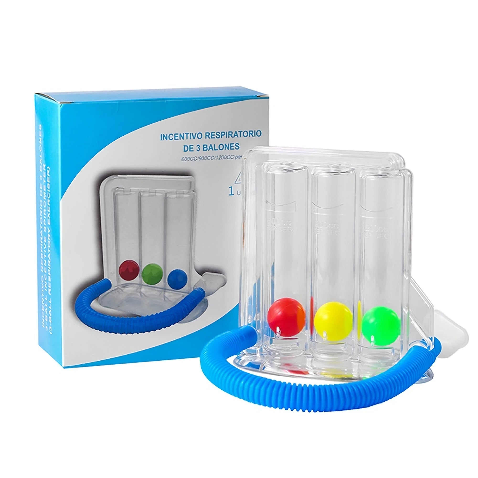 Breathing Exercise Trainer - 3 or 4 Ball Respiratory Fitness Tool - TradixPro