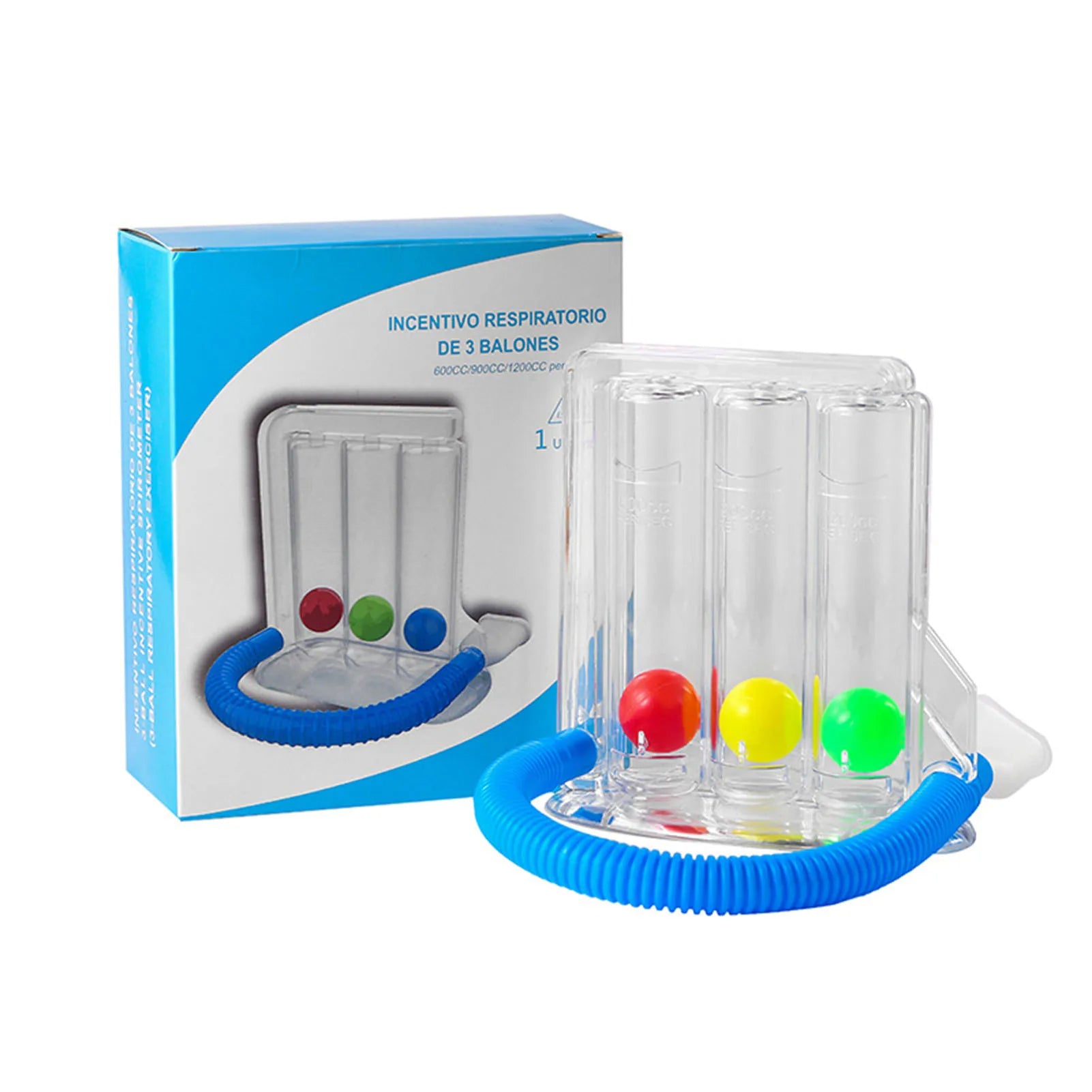 Breathing Exercise Trainer - 3 or 4 Ball Respiratory Fitness Tool - TradixPro