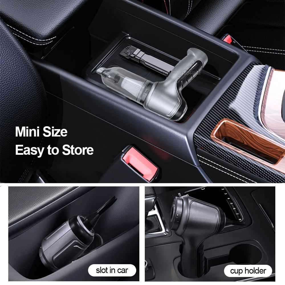 Car Vacuum Cleaner & Blower 2-in-1 Wireless 95000PA Handheld - TradixPro
