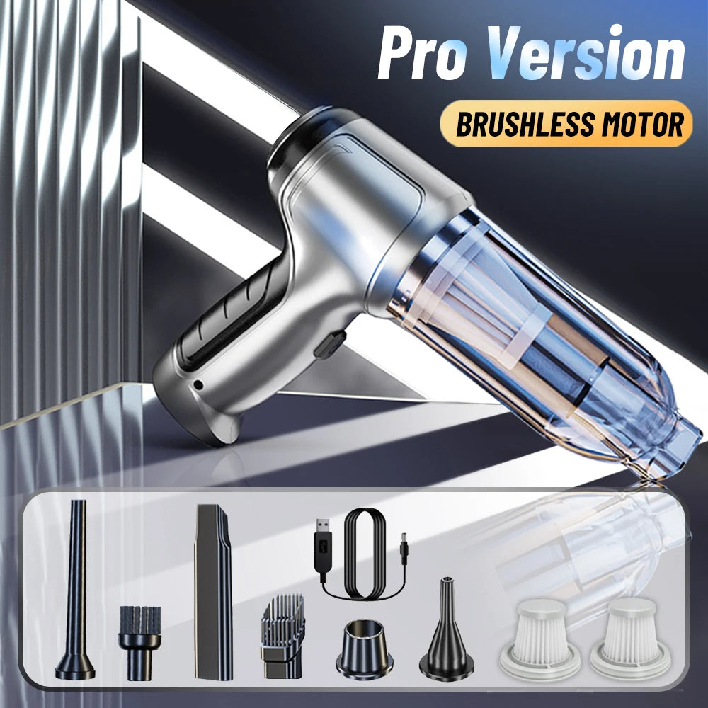 Car Vacuum Cleaner & Blower 2-in-1 Wireless 95000PA Handheld - TradixPro