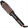 Ceramic Hair Curler Brush - Heated Styling Tool for Smooth Curls & Waves - TradixPro